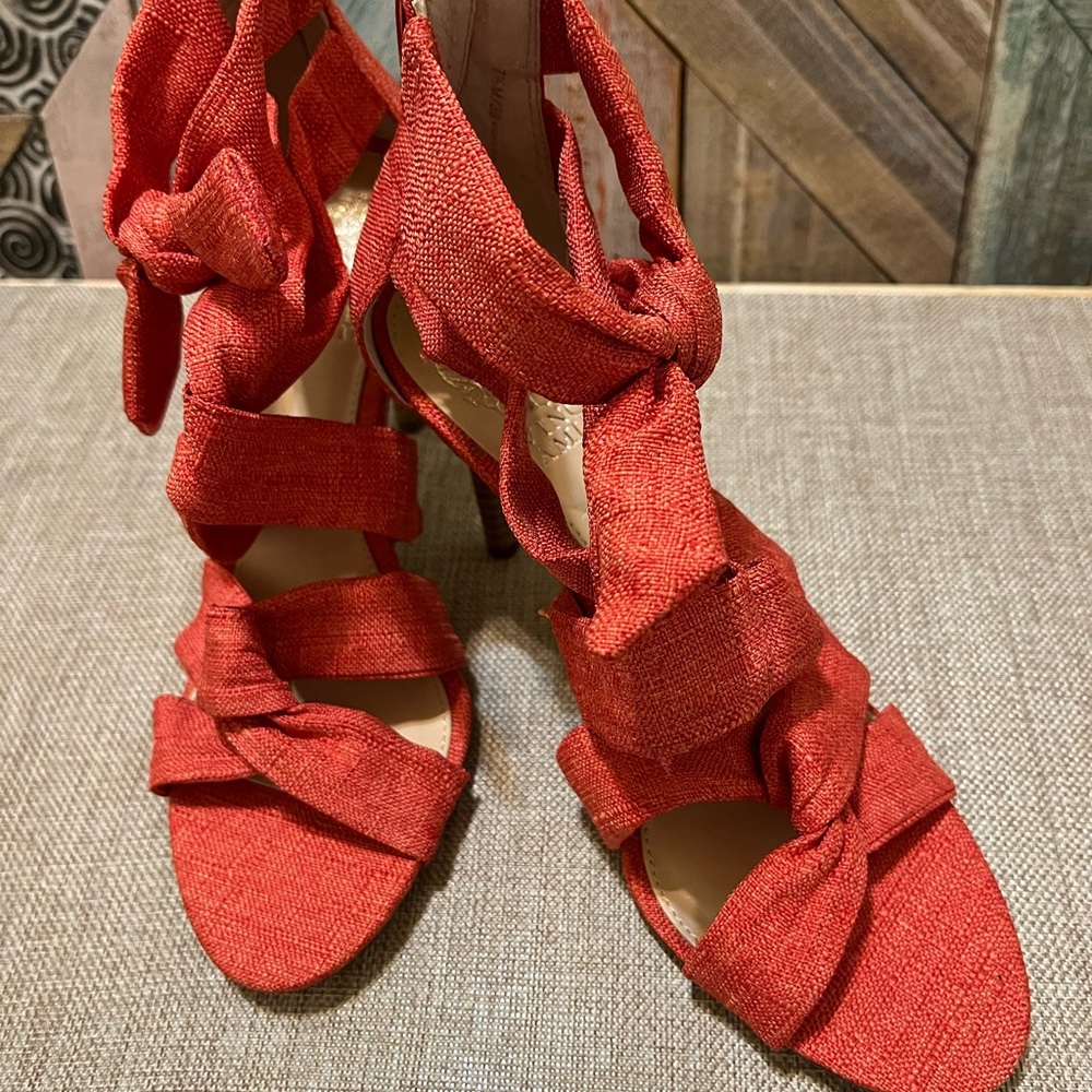 Vince Camuto Sunset Orange Size 7.5 - Picture 5 of 8